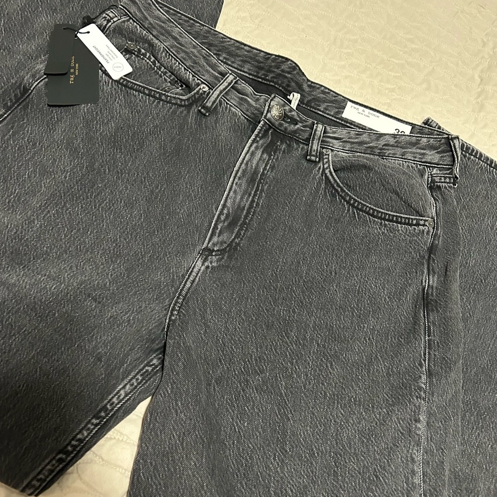 Rag & Bone Gray Relaxed Jeans